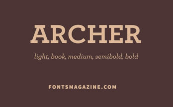 Archer Font Family Free Download
