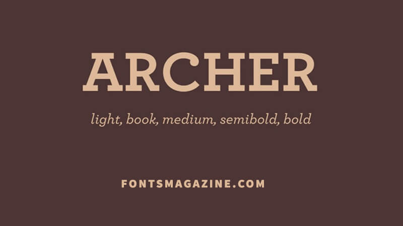 archer pro font free