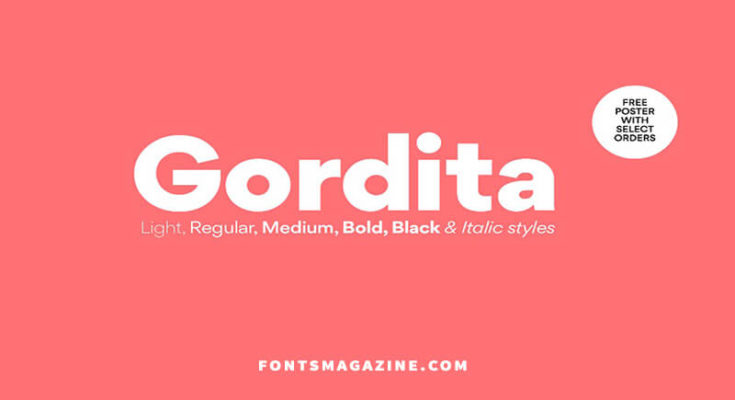 Gordita Font Family Free Download