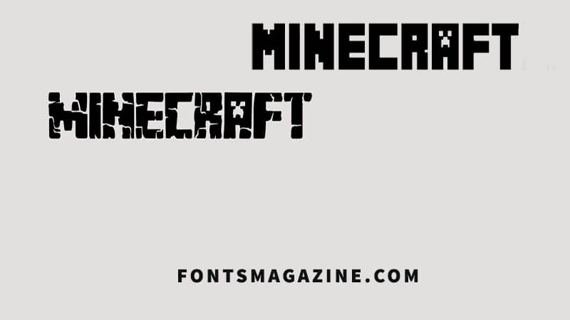 Minecraft Font Download The Fonts Magazine
