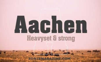 Aachen Font Family Free Download
