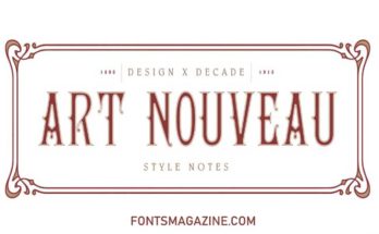 Art Nouveau Font Family Free Download