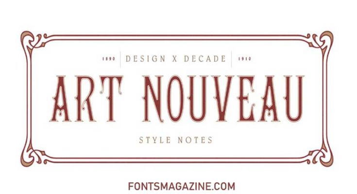 Art Nouveau Font Family Free Download