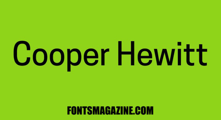 Cooper Hewitt Font Family Free Download