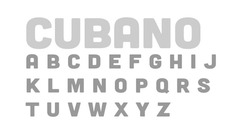 Cubano Font Family Download