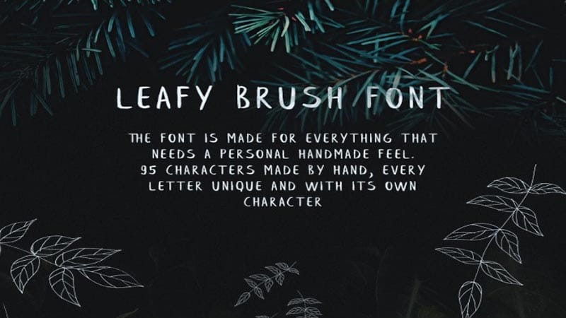 Leafy Font Free Download
