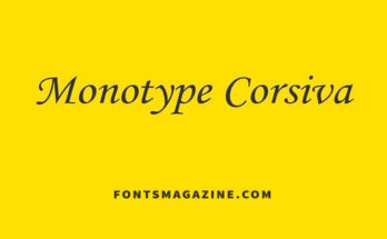 Monotype Corsiva Font Family Free Download