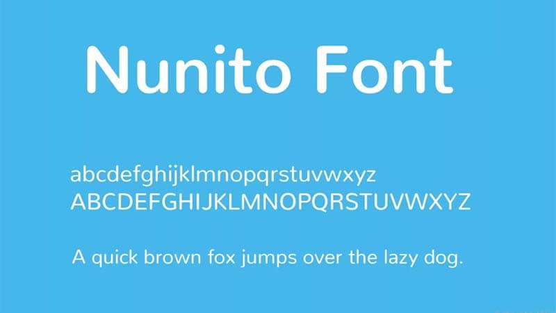 Nunito Font Family Download