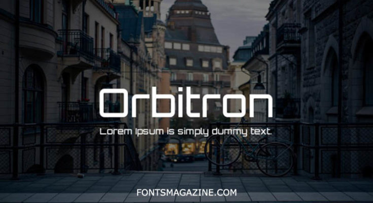 Orbitron Font Family Free Download