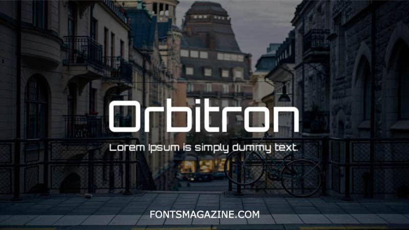 free orbitron black font