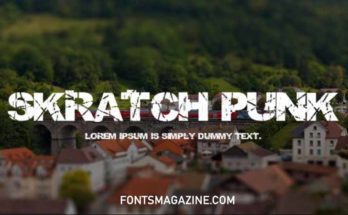 Scratch Punk Font Family Free Download