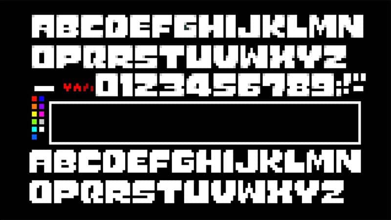 Undertale Font Free Download 