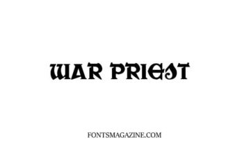 War Priest Font Family Free Download