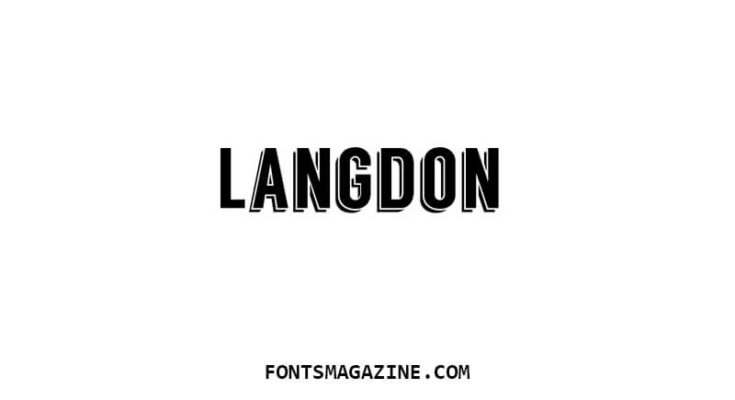 Langdon-Font-Free-Download