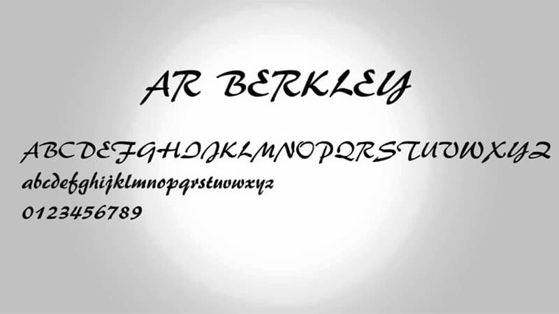 AR Berkley Font Family Download