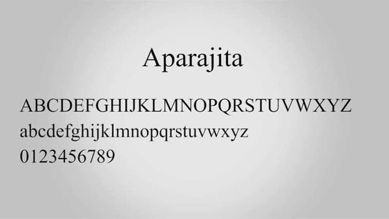 Aparajita Font Family Download