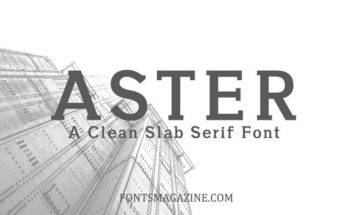 Aster Font Family Free Download