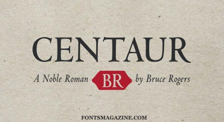 Centaur Font Family Free Download