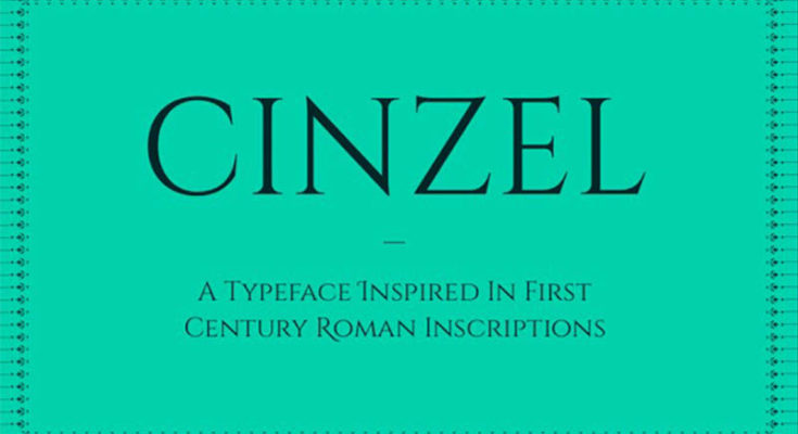 Cinzel Font Family Free Download