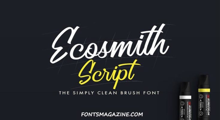 Ecosmith Script Font Family Free Download