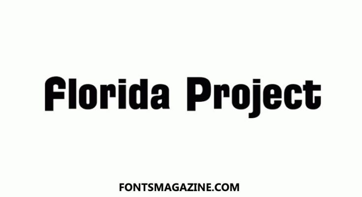Florida Project Font Family Free Download
