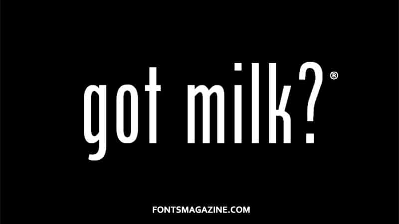 Got Milk Font Download | The Fonts Magazine