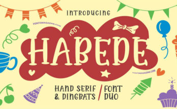 Habede Extra Doodle Font Family Free Download