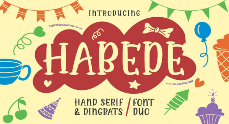 Habede Extra Doodle Font Family Free Download