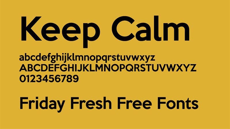 Keep Calm Font Family Download