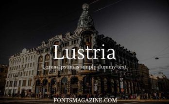 Lustria Font Family Free Download