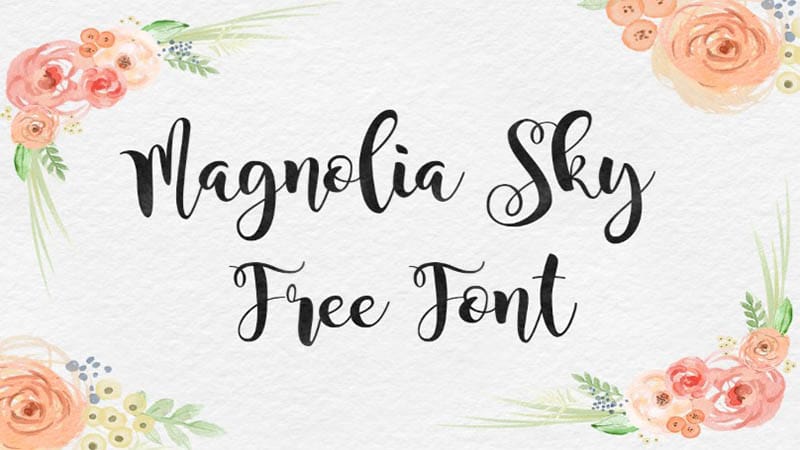 Magnolia Sky Font Family Download