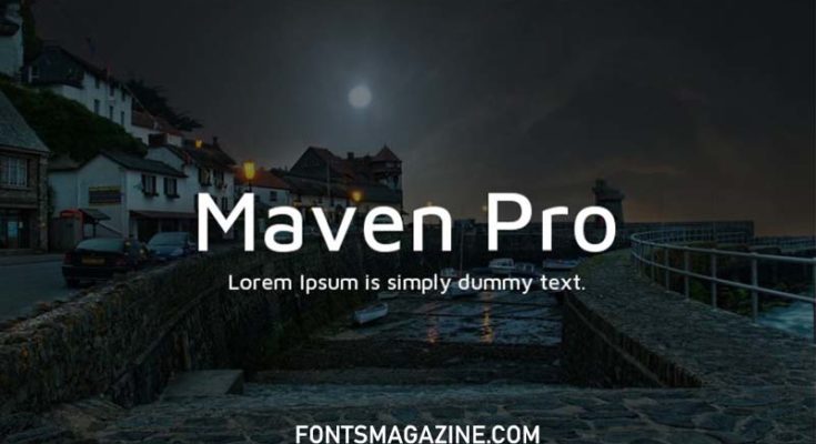 Maven Pro Font Family Free Download