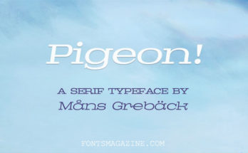 Pigeon Font Family Free Download