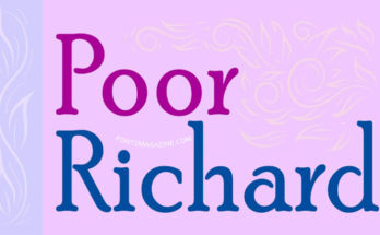 Poor Richard Font Family Free Download