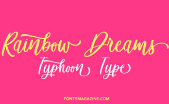 Rainbow Dreams Font Family Free Download