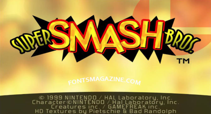 Smash Bros Font Family Free Download