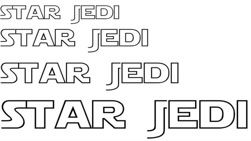 Star Jedi Font Family Download
