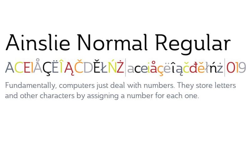 Ainslie Font Family Download
