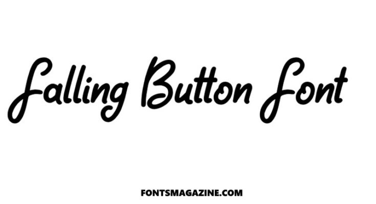 Falling Button Font Free Download The Fonts Magazine