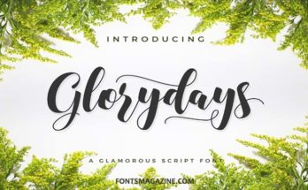 Glory Days Font Family Free Download
