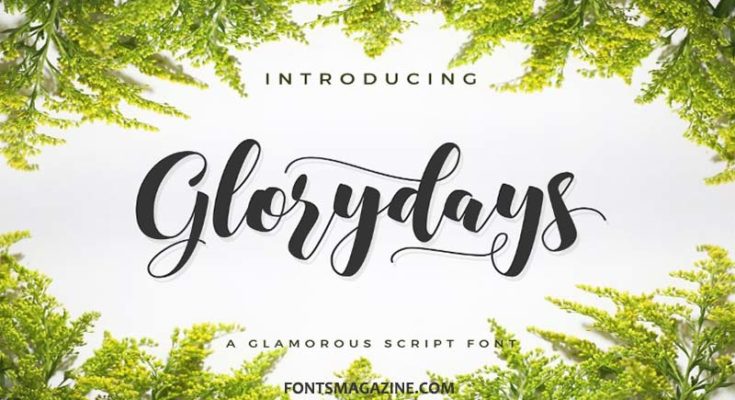 Glory Days Font Family Free Download