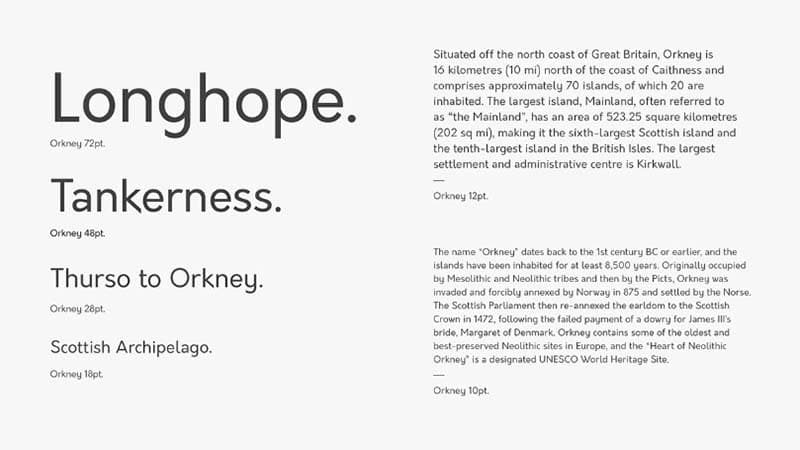 Orkney Font Family Download