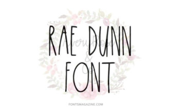 Rae Dunn Font Family Free Download