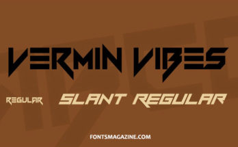Vermin Vibes Font Family Free Download