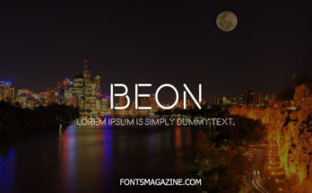 Beon Font Family Free Download