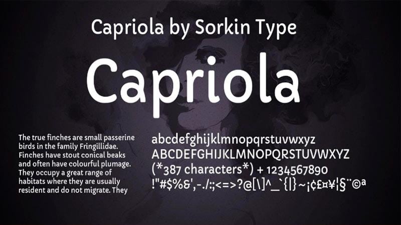 Capriola Font Family Download