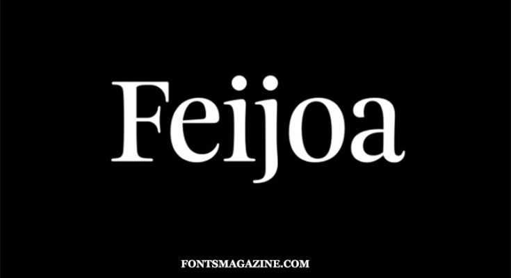 Feijoa Font Family Free Download