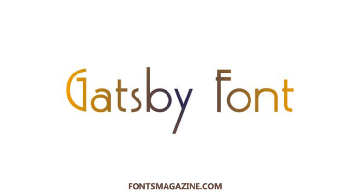 great gatsby font name