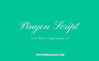 Pinyon Script Font Family Free Download