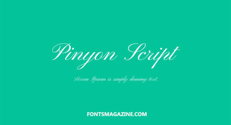 Pinyon Script Font Family Free Download